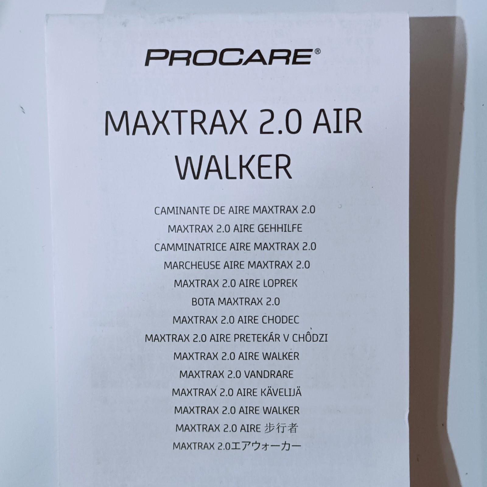 ProCare MaxTrax 2.0 Air Walker Boot Size S Small DonJoy Fracture Sprain Brace…