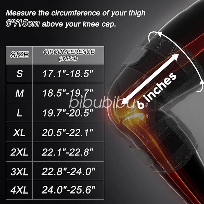 Adjustable Hinged Knee Brace Support for ACL, Meniscus Arthritis & Sports, S-3XL