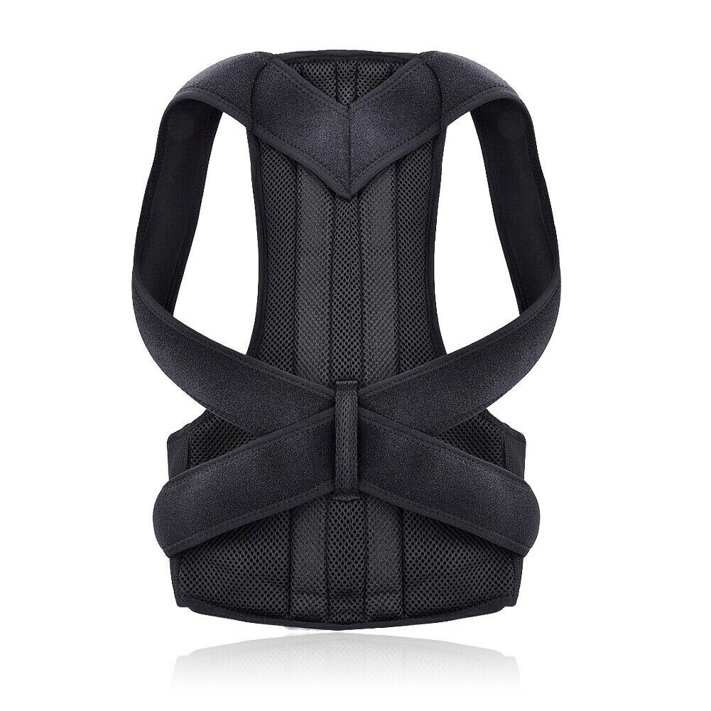 Lower Back Brace Posture Corrector Shoulder Support Waist Belt for Men Women