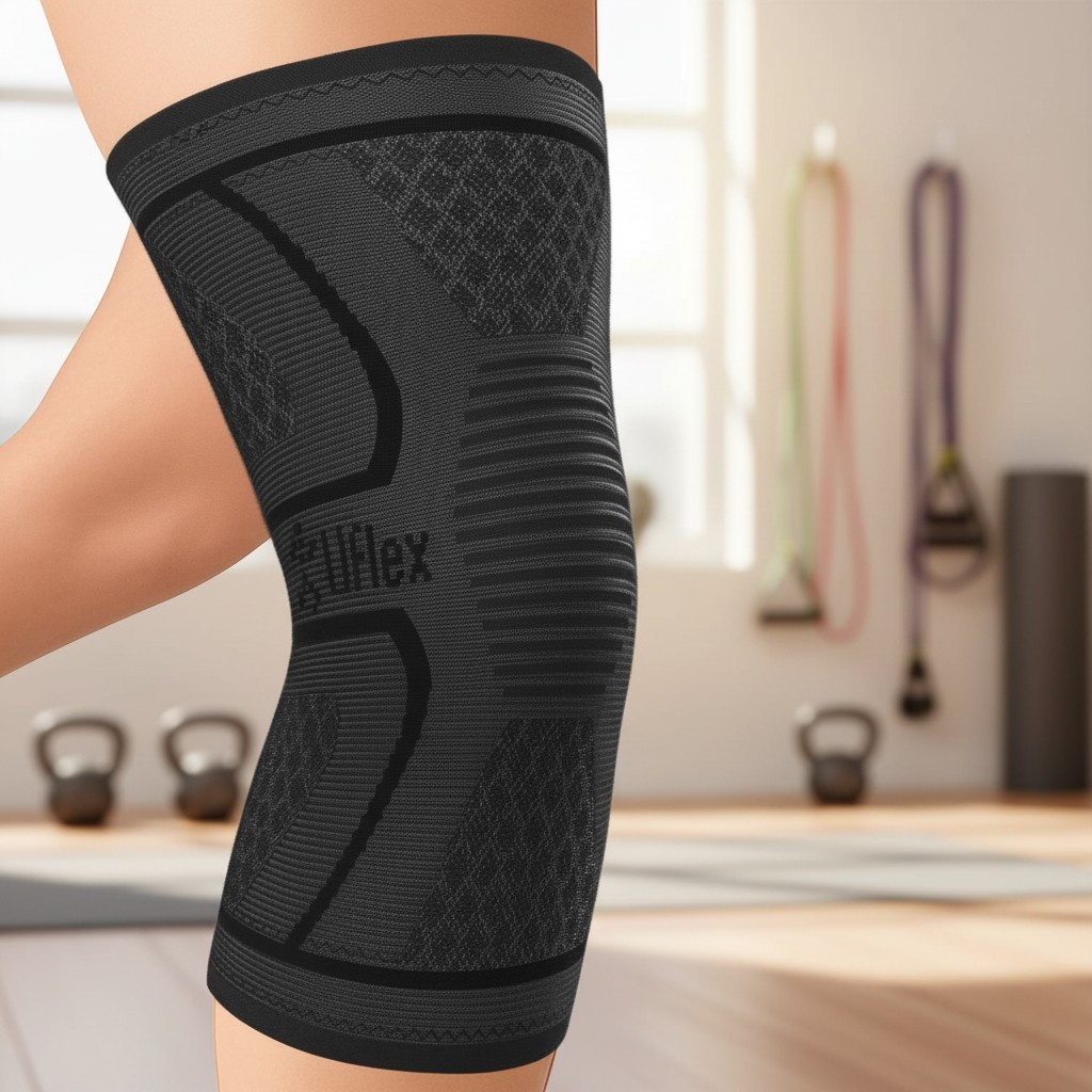 4-Way Stretch Knee Support Sleeve – Versatile Compression for Running & Recovery