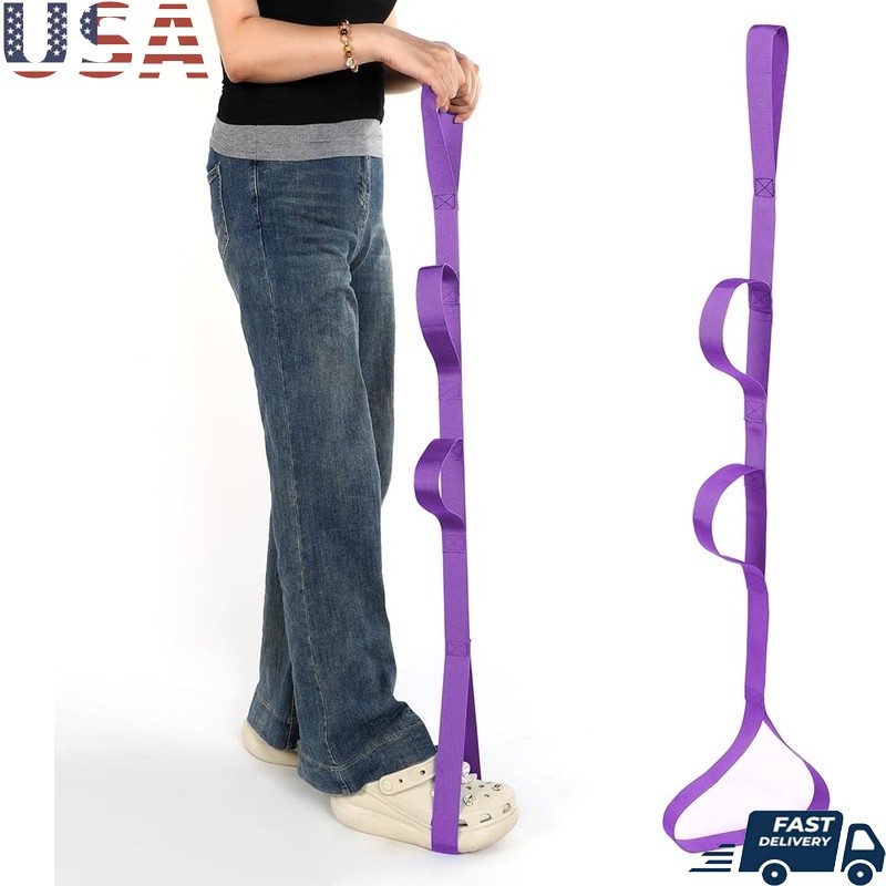 Leg Lifter Strap Post Surgery Mobility Aid Adjustable Multi Handle Nylon Support