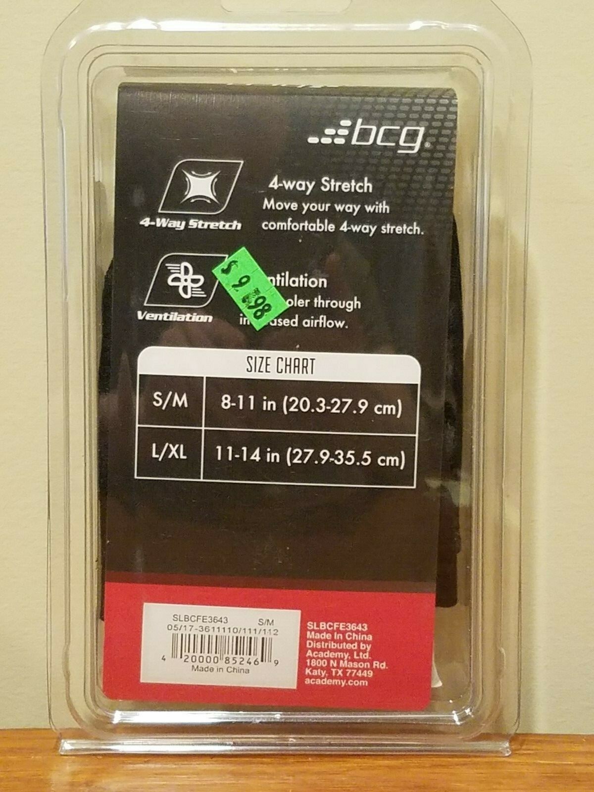 BCG Adjustable Elbow Support – choose S/M Small or L/XL Large