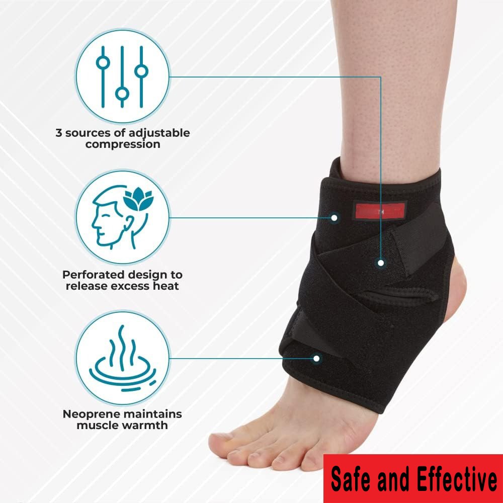 1pc Unisex Ankle Support Brace fits Ankle Pain Relief, Sprained Ankle, Heel Spur