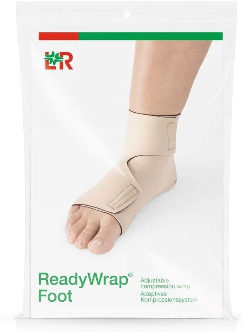 Medium Compression Wrap for Right Foot – Black