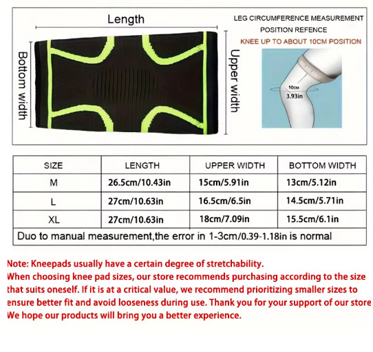 2PCS Compression Knee Support Sleeve Running Cycling Basketball Volleyball Brace