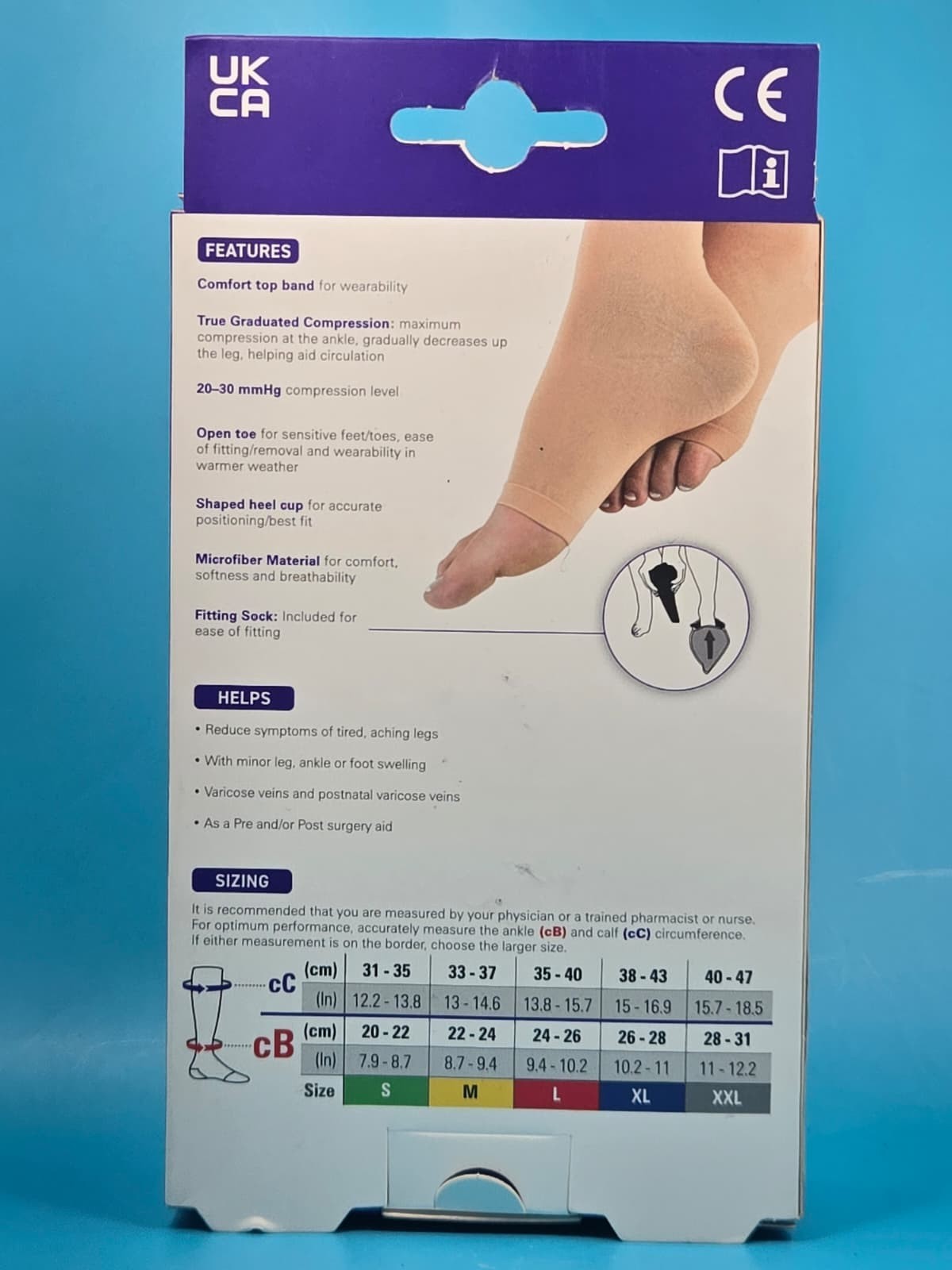 Neo G Knee High Therapeutic Compression Socks Firm 20-30mmHg Size XL