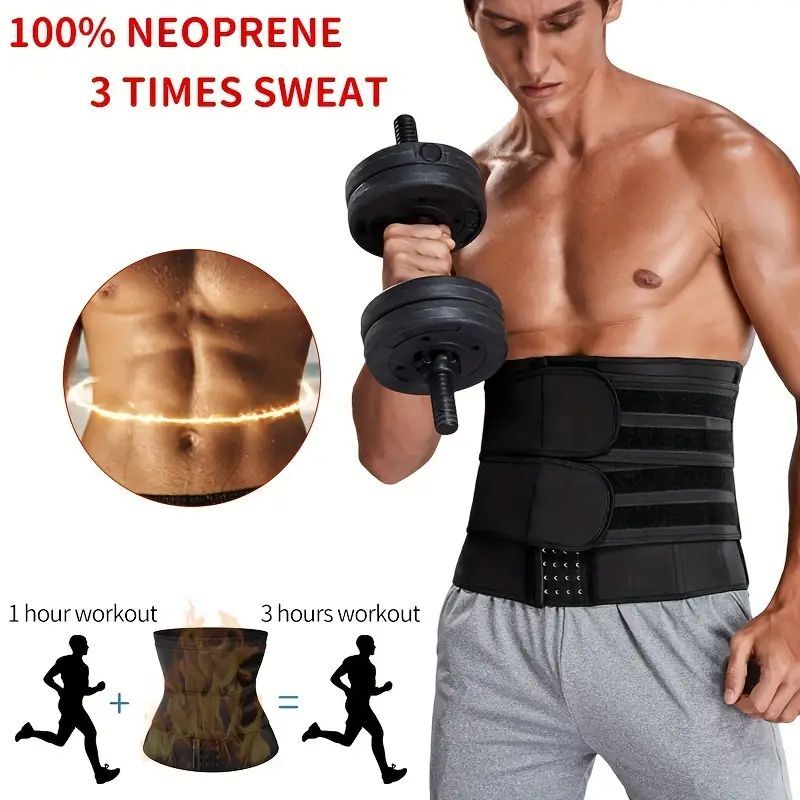 Women Trimmer Belt Waist Trainer Sweat Shaper Stomach Fat Burner Weight Loss