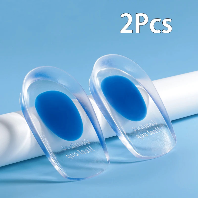 Soft Silicone Shock Absorbing Insoles Men’s and Women’s Invisible Height Increas