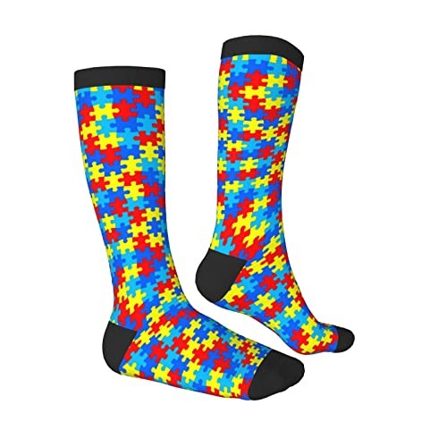 Unisex Novelty Socks for Women Men Teens Soft Knee High Crew Socks Party Daily