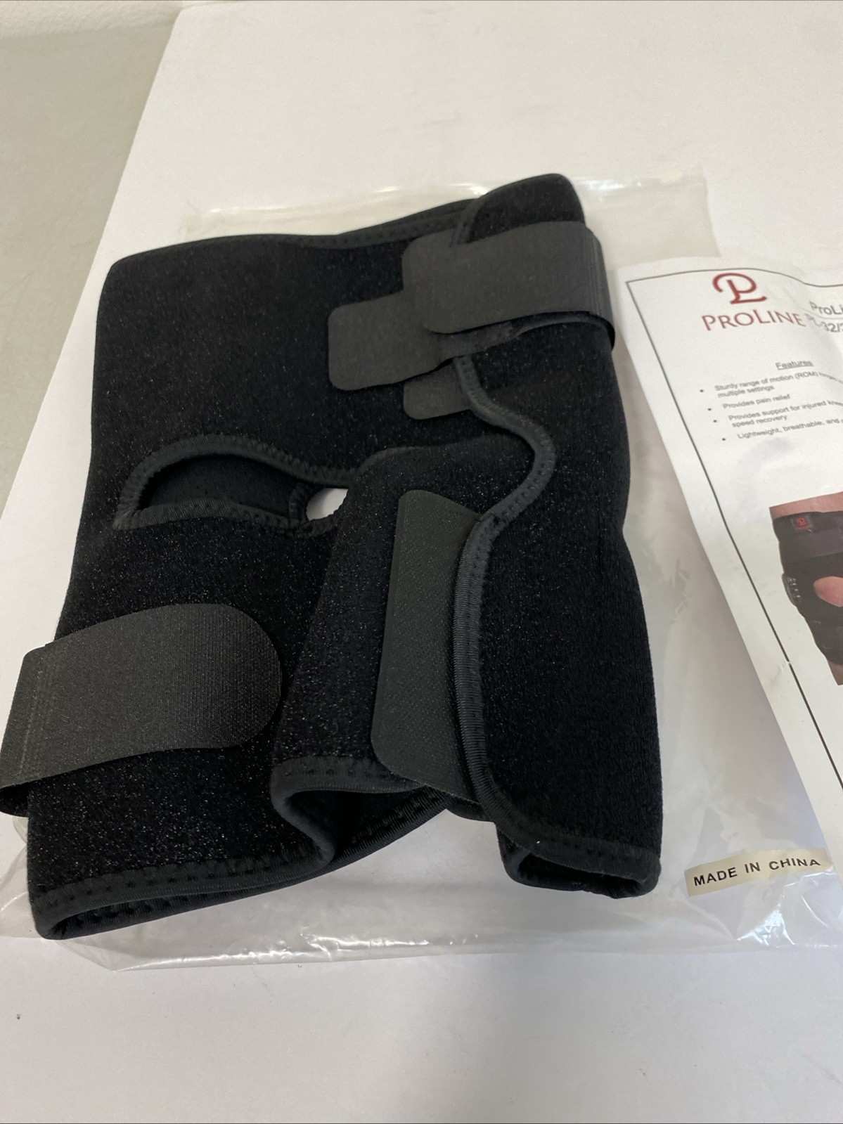 New ProLine Innovations PL-32/33 ROM Knee Support Bilateral Adjustable Straps