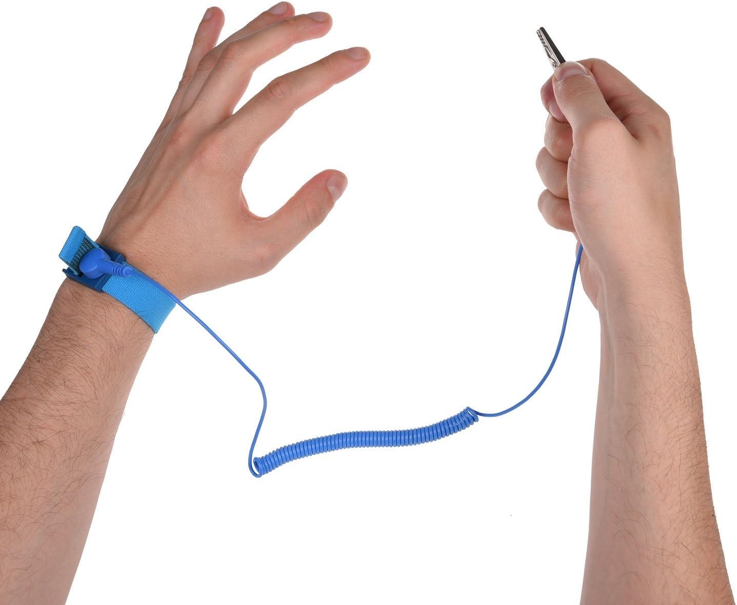 Ground Yourself Safely – 3 Pack of Reusable Anti-Static Wrist Straps with Clips