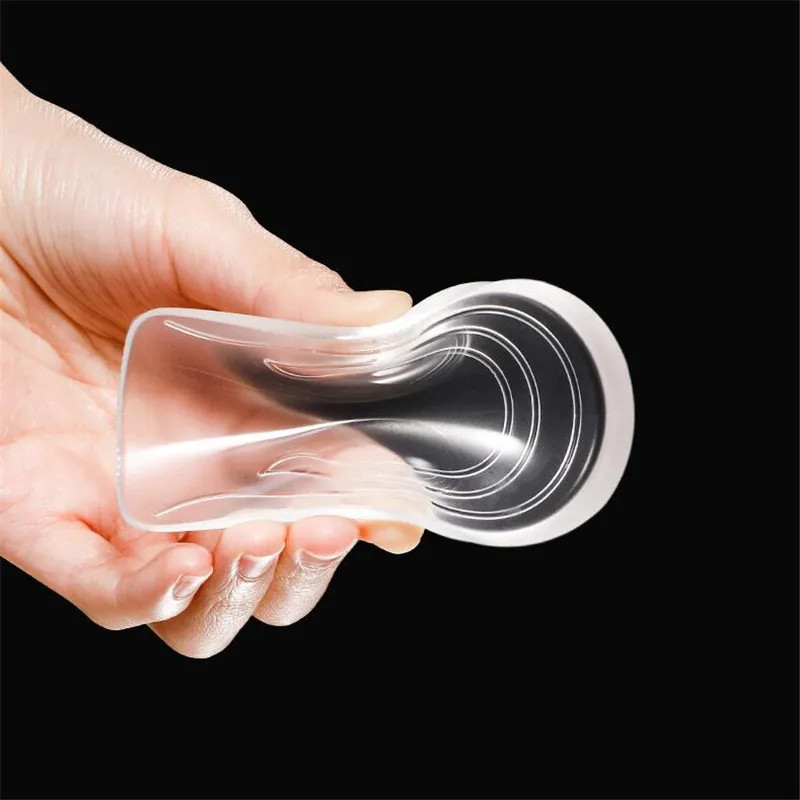 Silicone Gel Height Increase Insole Heel Lifting Inserts Shoe Foot Care Protecto