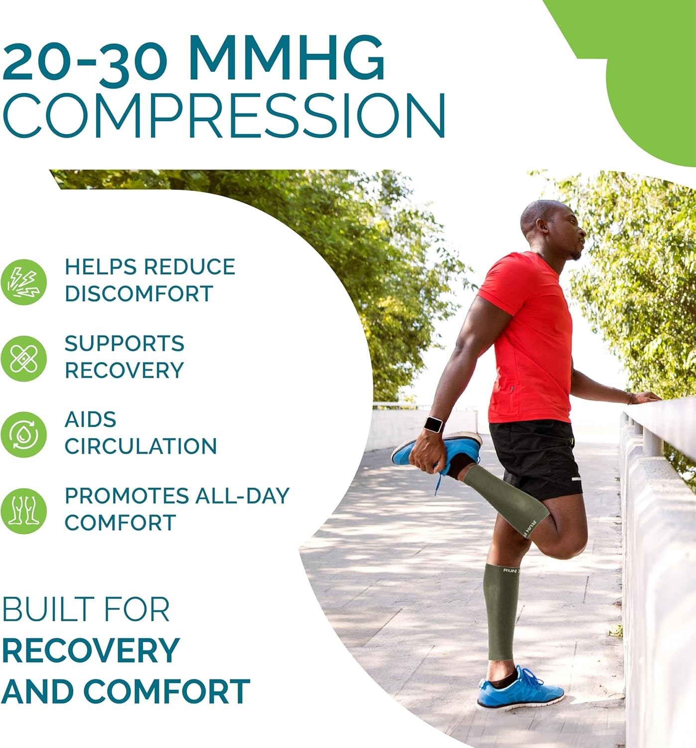 Professional Calf Compression Sleeves – Durable Support for Runners and Athletes