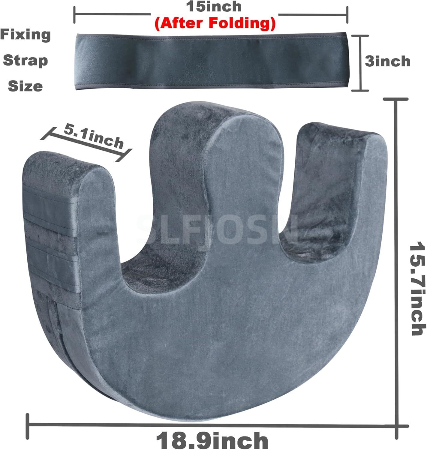 1x Bedridden Patient Turning Device with Fixing Strap Elderly Assistance Product