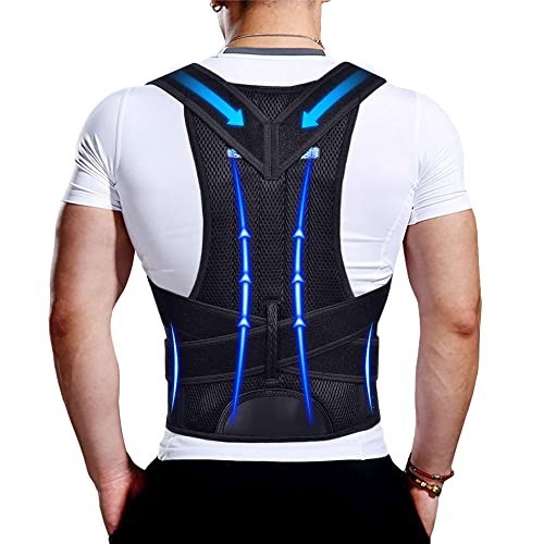Posture Corrector Support Magnetic Back Shoulder Brace Belt Band For Men Women