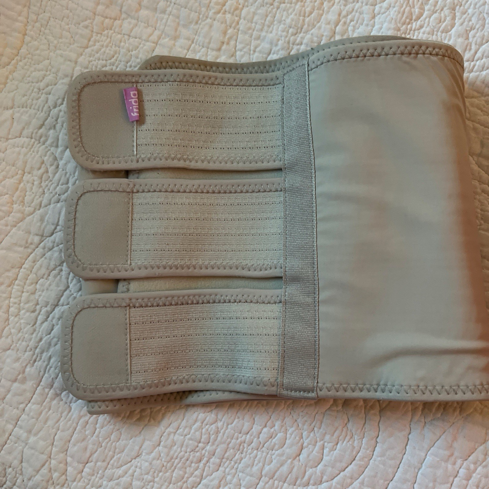 ##Frida Mom##Postpartum Abdominal Support Binder: Spandex, Front Hook and Loop