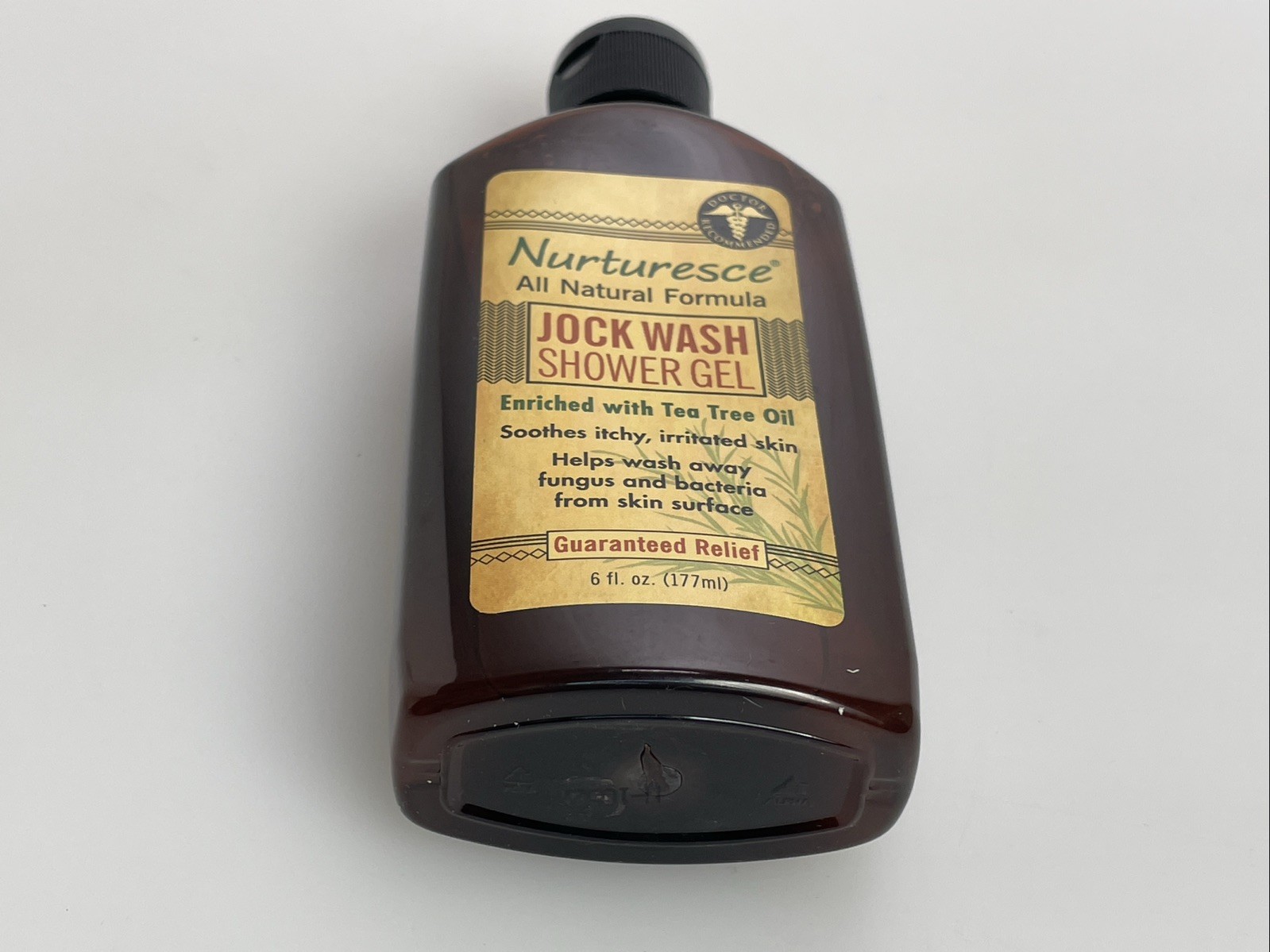NEW PediFix Nurturesce Jock Wash Shower Gel 6 Fluid Ounce Tea Tree Oil Enriched