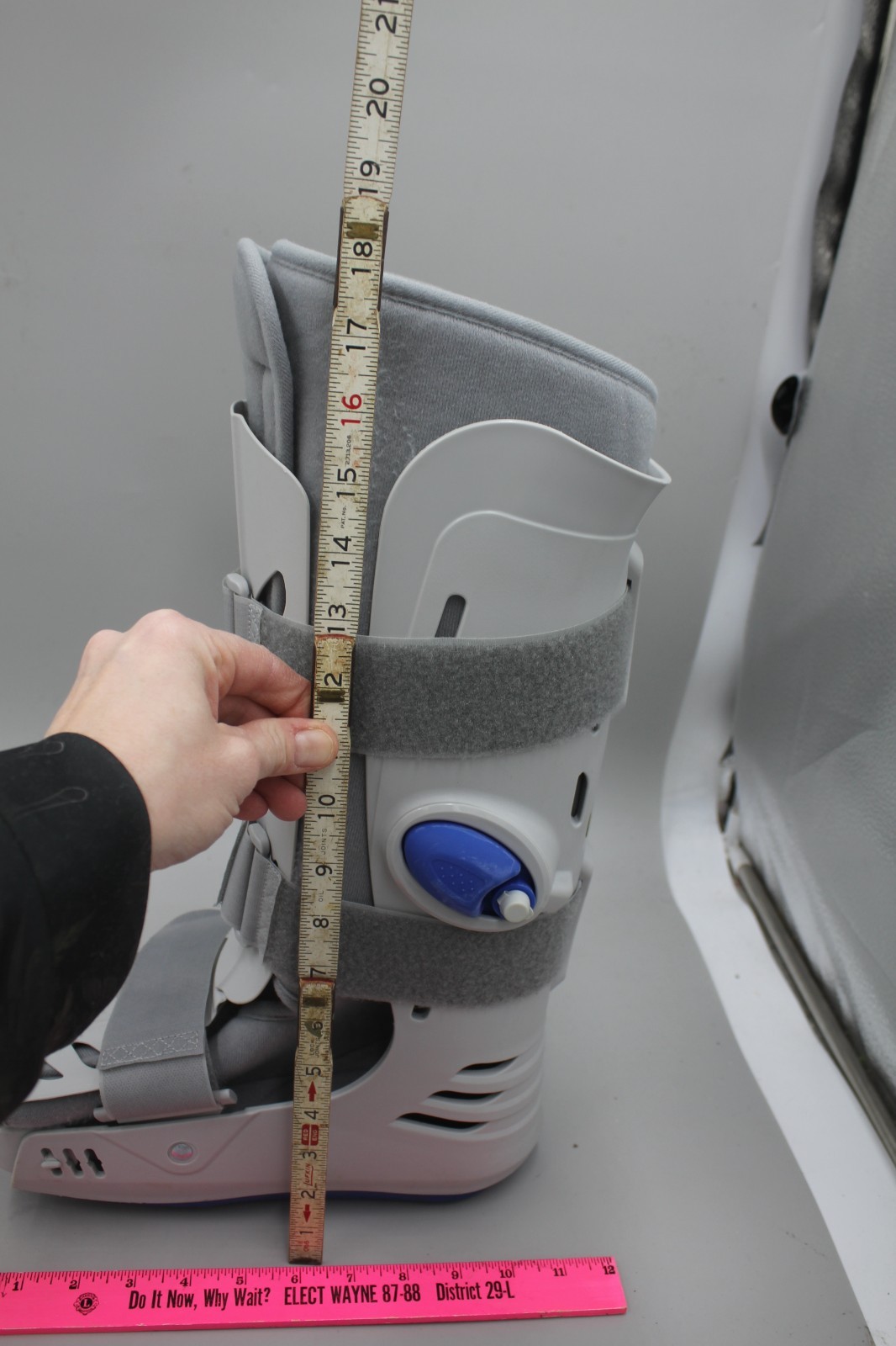 DeRoyal Full Shell Walking TALL w/Air Pump Medical Cam Walker Boot Stabilization