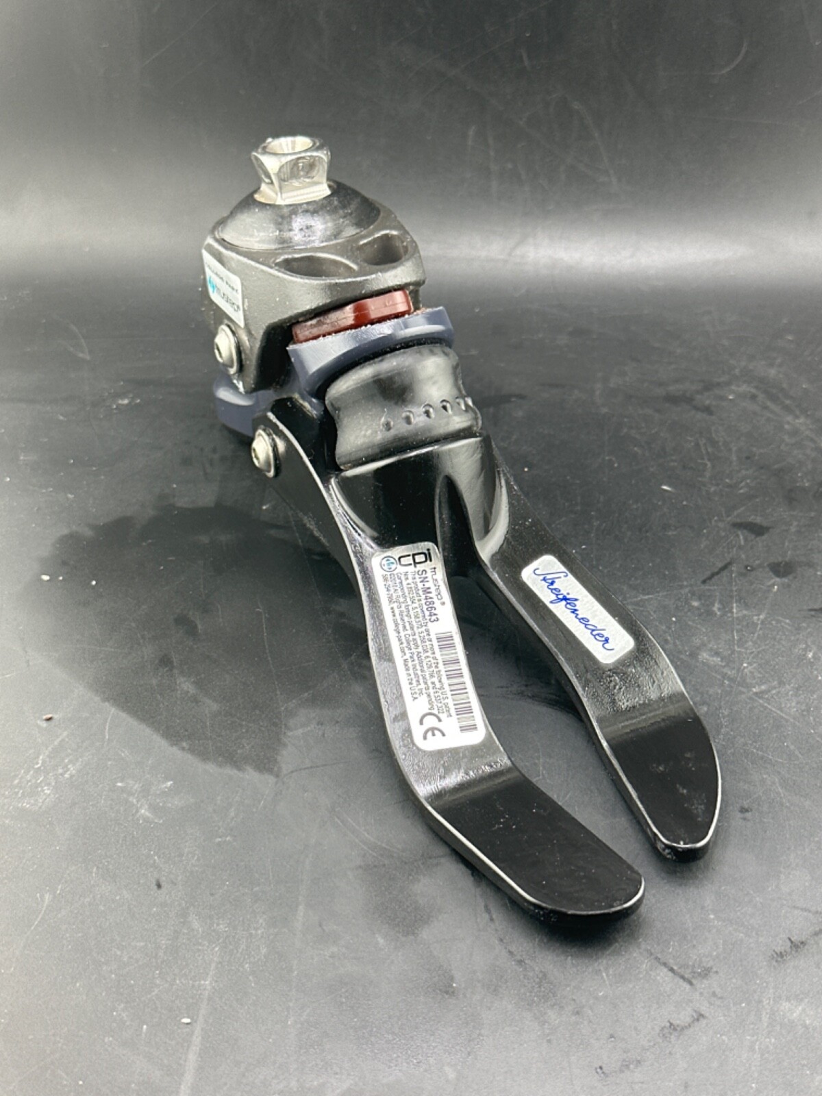 College park trustep prosthetic foot. Size 26. Category 3, left, no shell