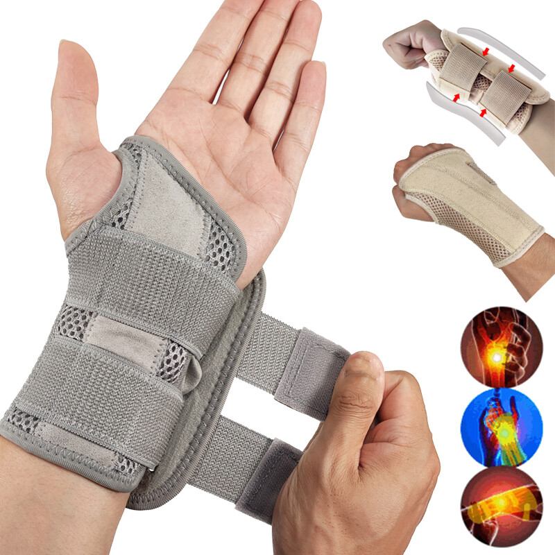 Wrist Hand Brace Night Support With Bone Splint Carpal Tunnel Sprain Arthritis