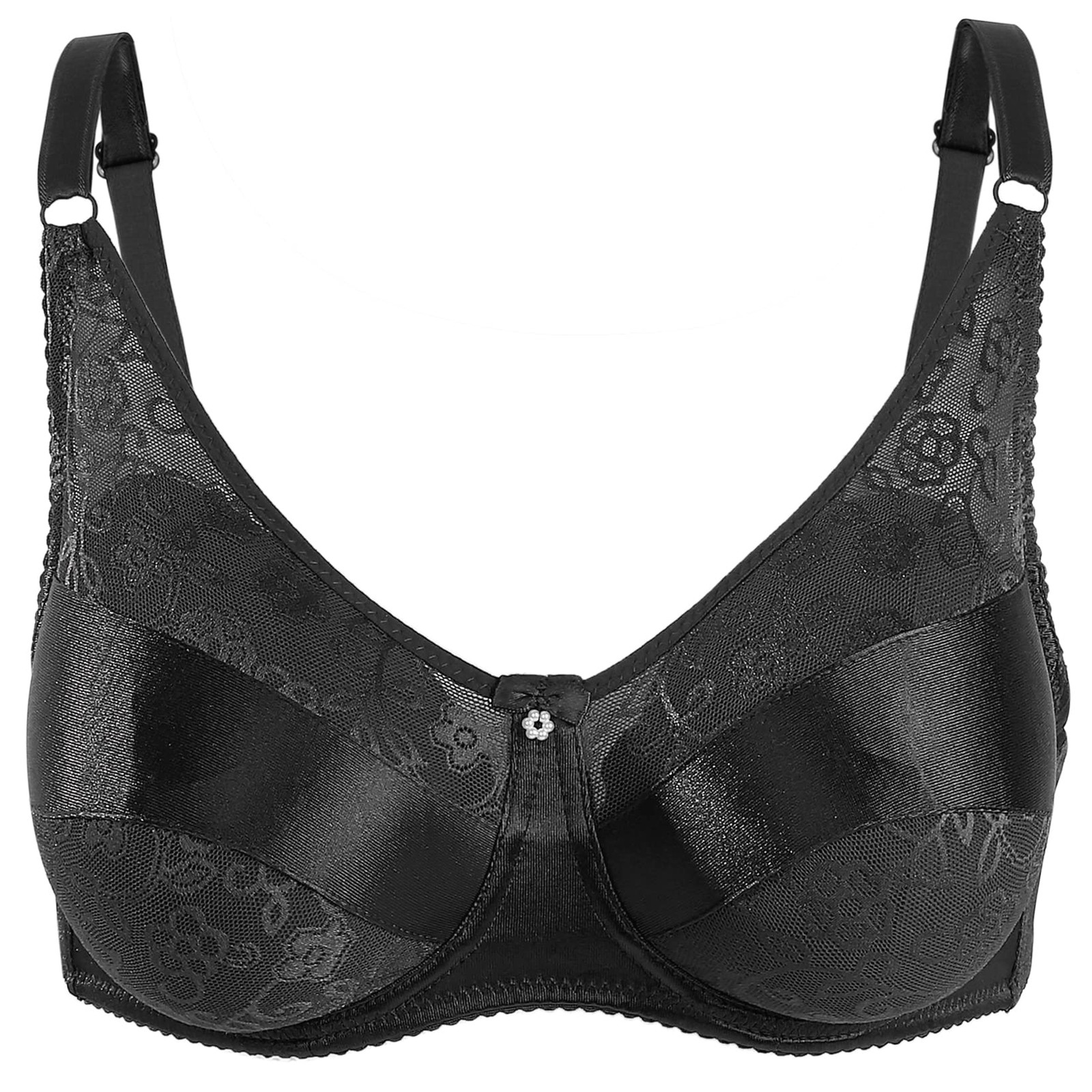 IVITA Mastectomy Bra Post Surgery Pocket Bra for Silicone Breast Forms Fake B…
