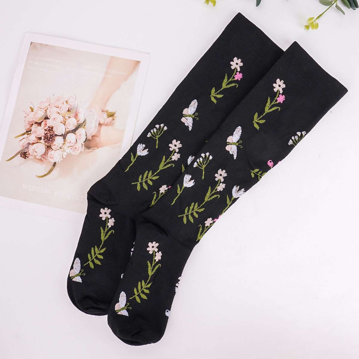 Men Women Plus Sized Compression Socks Medical Stockings Sock 2XL-4XL