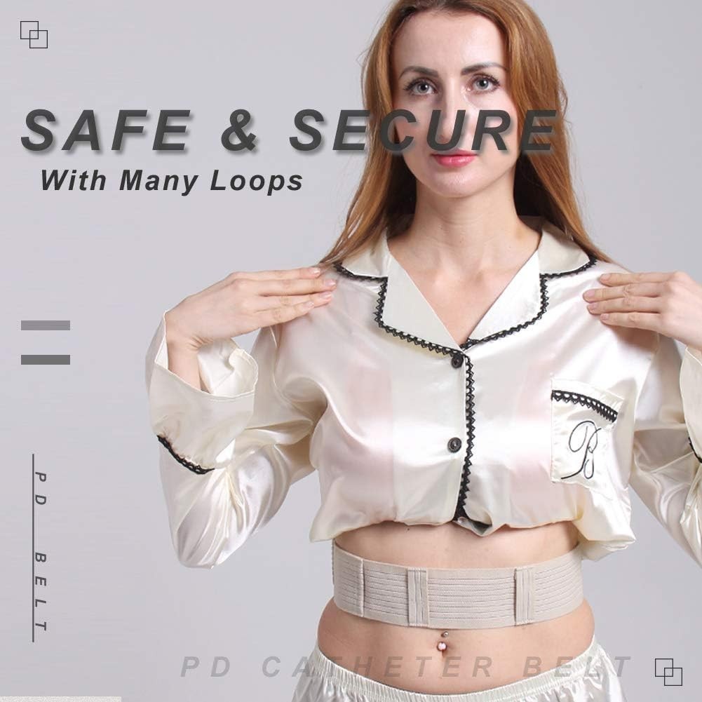 Breathable Peritoneal Dialysis PD Belt Abdominal Holder Adjustable Belly Band