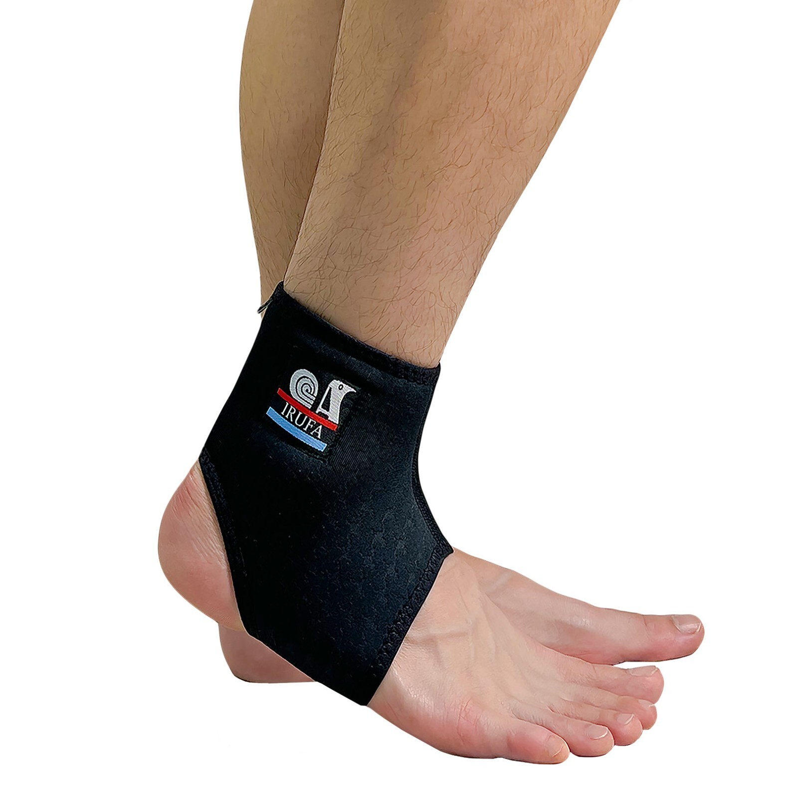 IRUFA, 3D Breathable Adjustable Spacer Fabric Open Heel Ankle Sleeve
