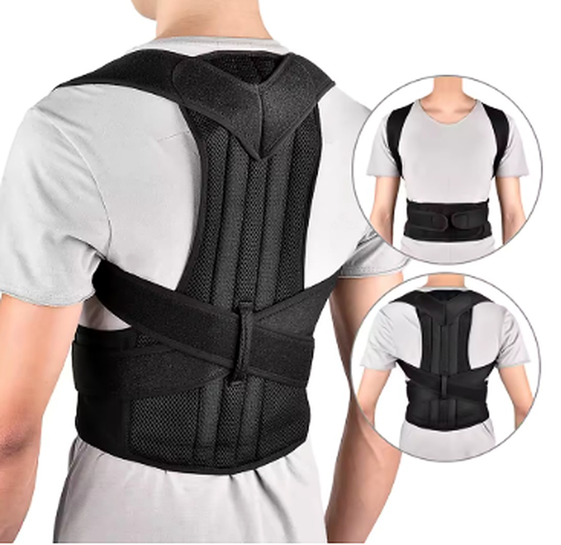 Back Brace Posture Corrector Adjustable Shoulder Support Straightener Men Women