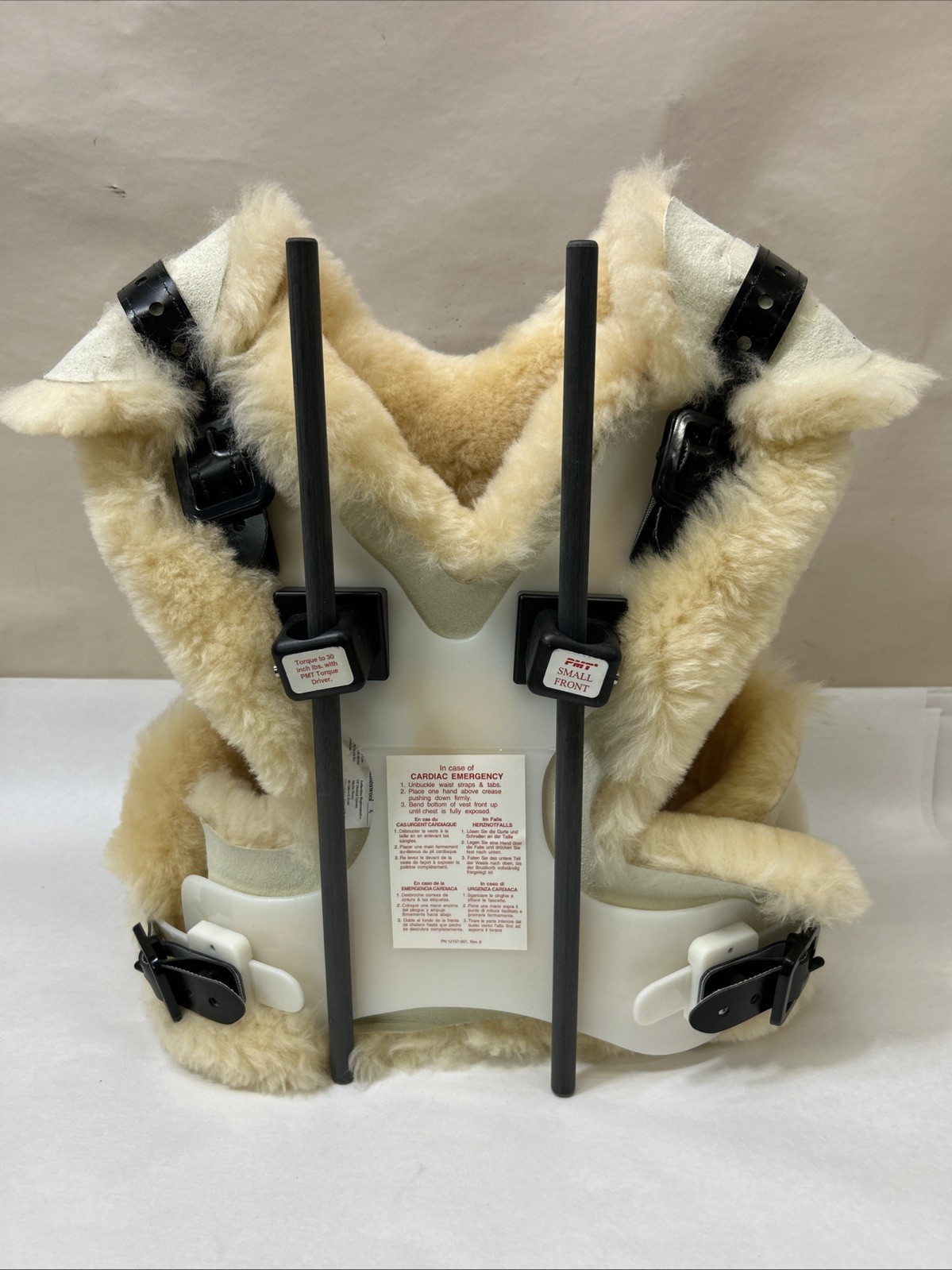 PMT Halo Assembly Cervical Traction System SMALL W Lambs Wool Vest NEW 1233-5