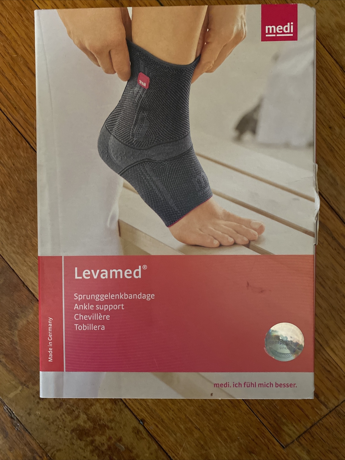 Levamed Ankle Support With Silicone Support Pads