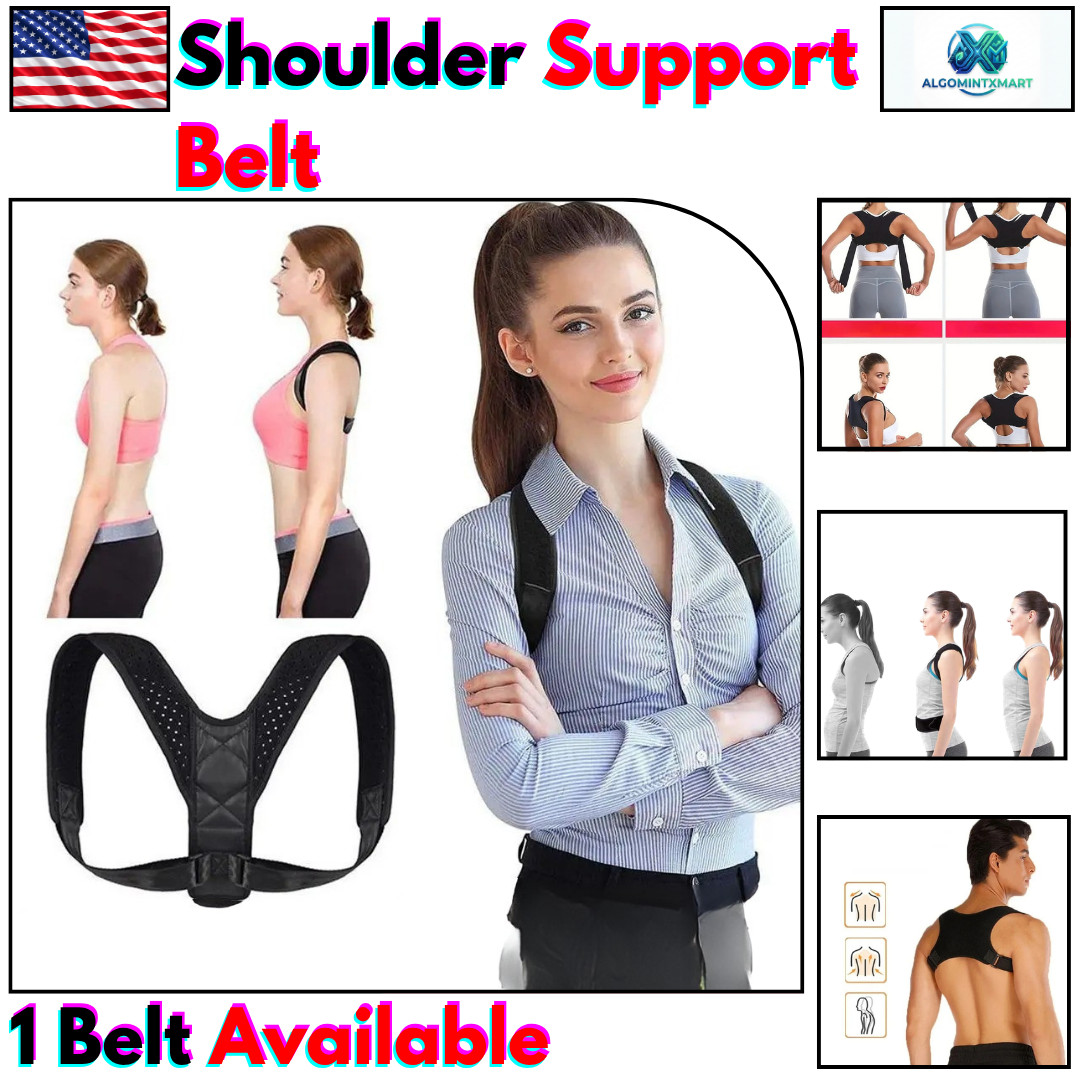 Adjustable Posture Corrector Back Shoulder Support Correct Brace Belt Men Women