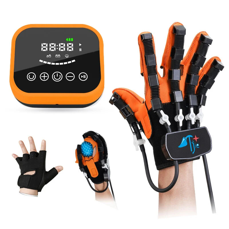 Rehabilitation Finger Training Machine Electric Robotics Gloves Hand Exerciser