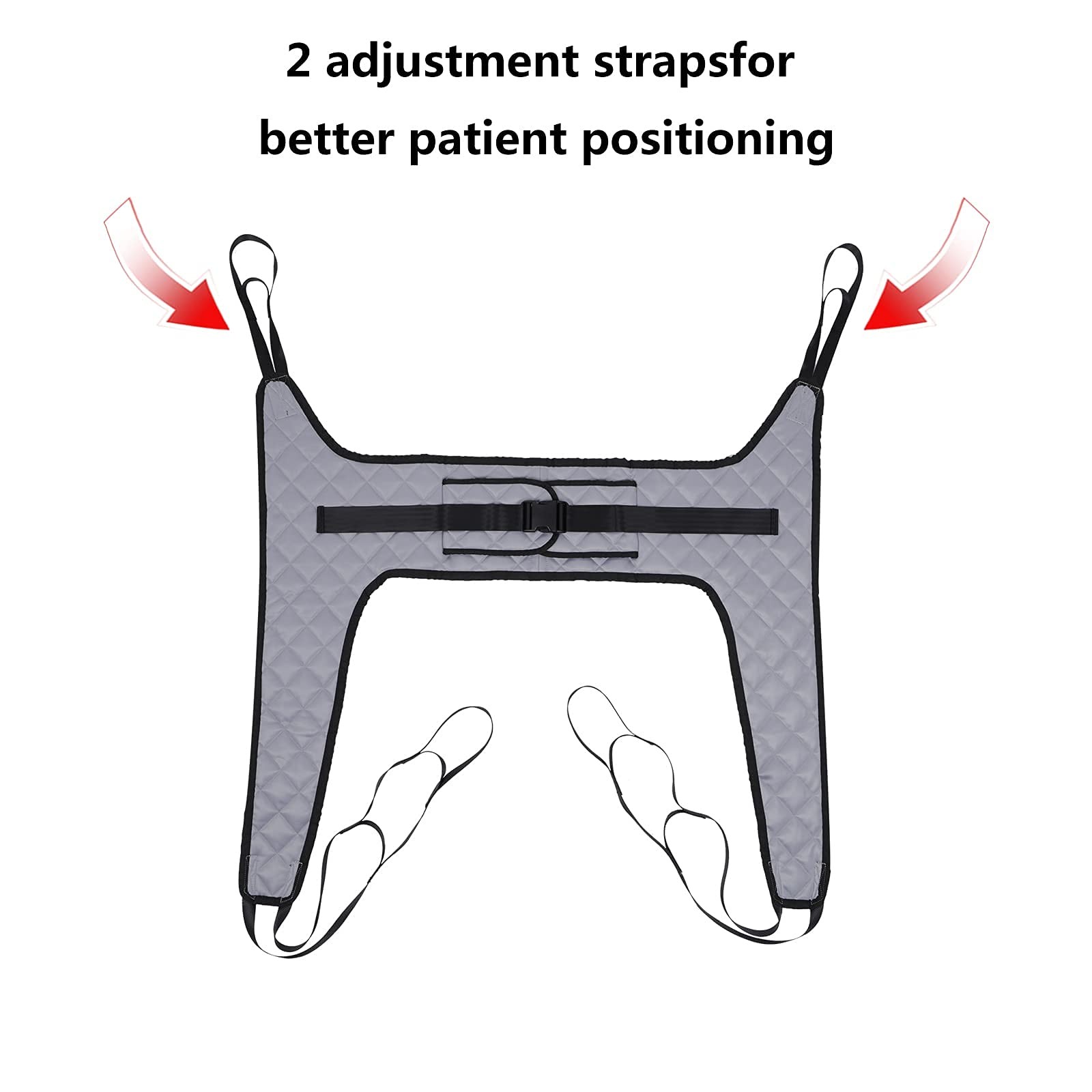 Patient Lift Sling 485lbs Weight Capacity, Large Medical Lifts Sling, Padded …