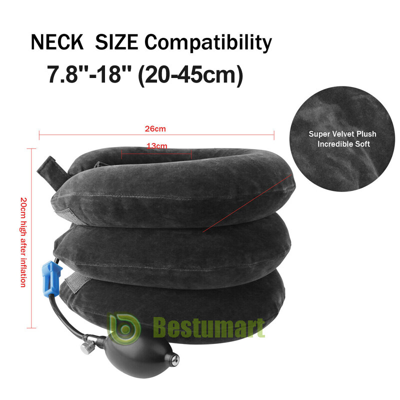 Cervical Neck Traction Device for Instant Neck Pain Relief – Adjustable Home Use