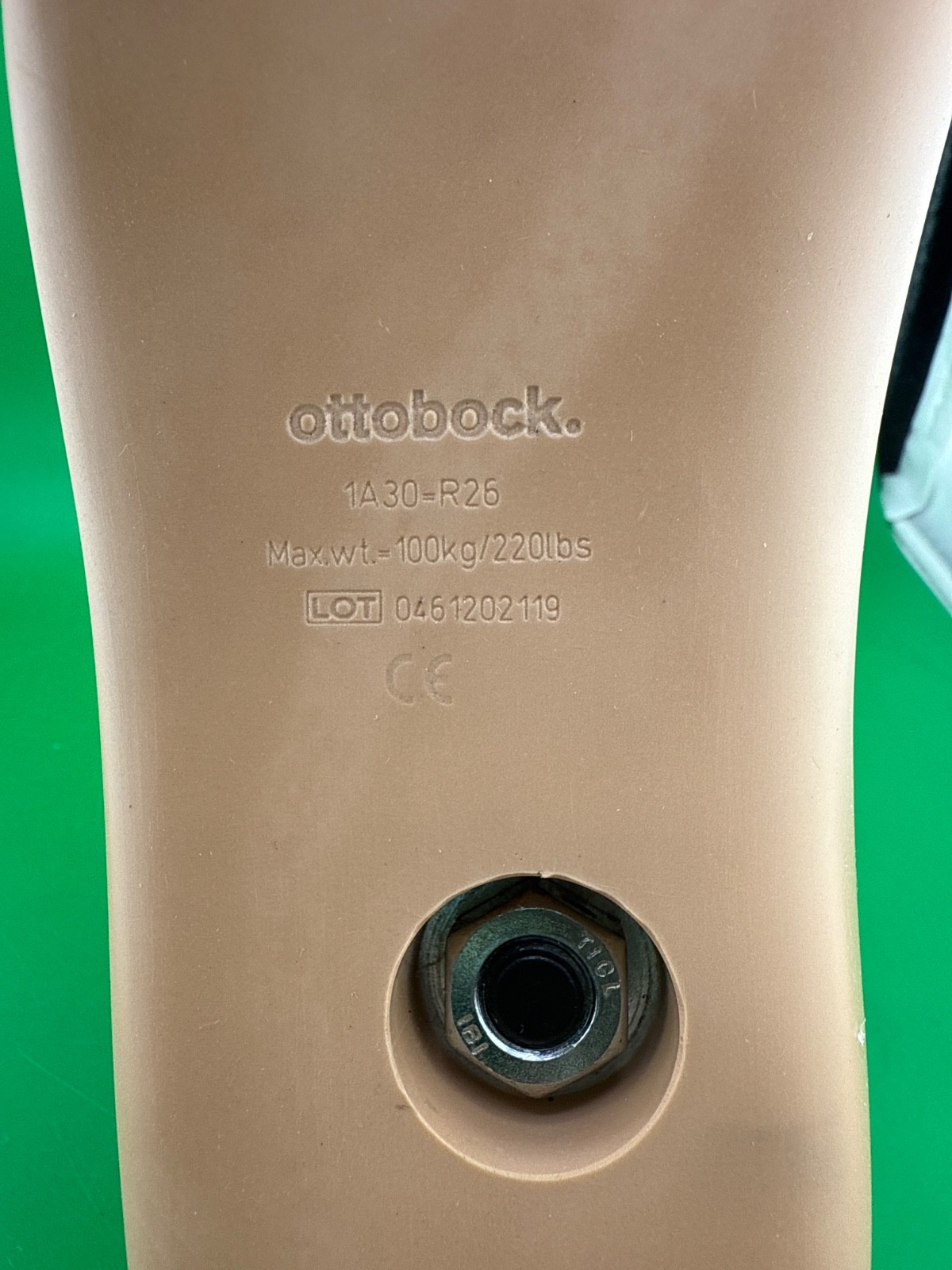 OTTOBOCK Otto Bock 1A30 greissinger plus Prosthetic Foot. Size 26. Right.