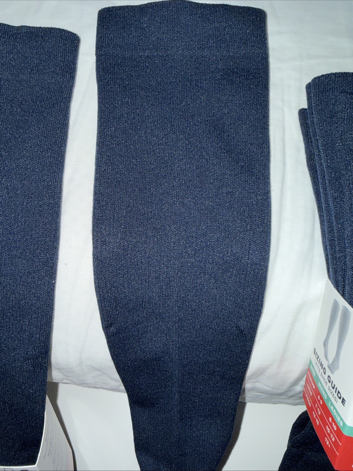 (3 Pr) Compression Socks-Navy Blue (Men 7-12/L-10-13)-LOWER COST THAN WALMART!