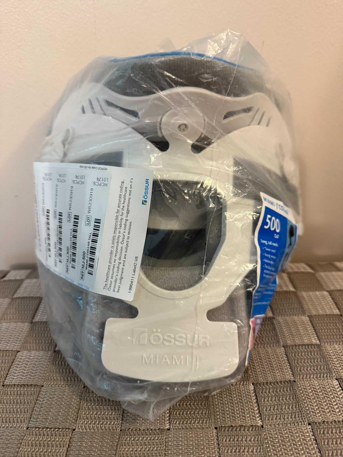 Ossur Miami J Cervical Collar Immobilizer MJ-500 Tall – Long Tall Neck
