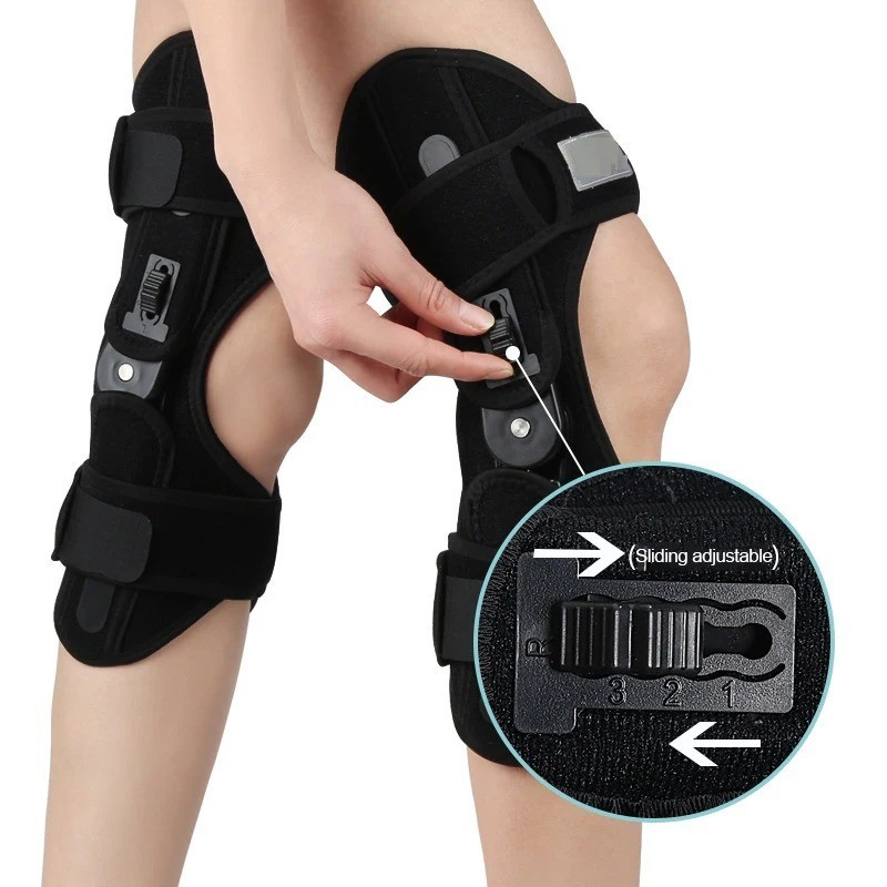 Adjustable Exoskeleton Walking Aid Knee Support Brace Gear Leg Joint Rehab Power