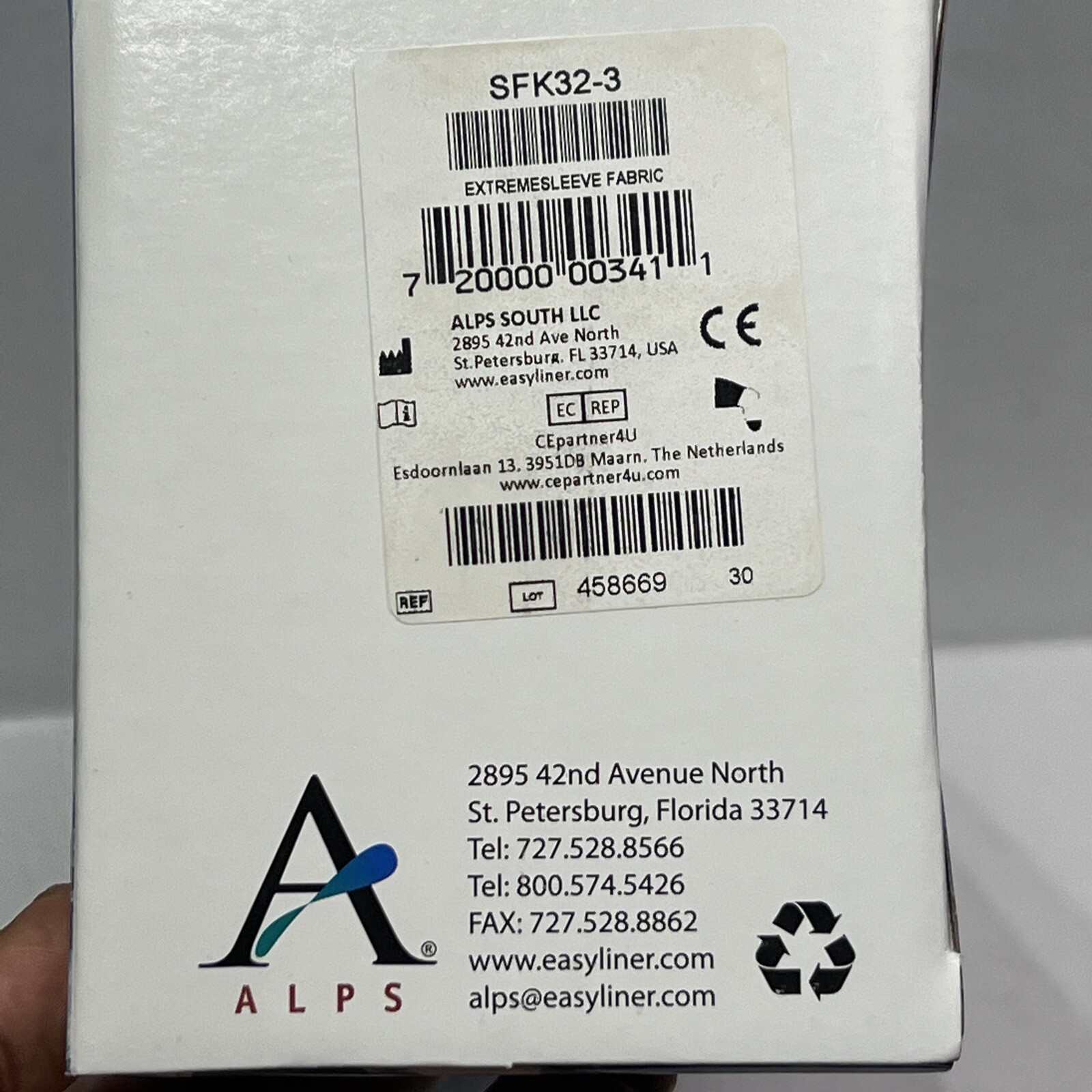 ALPS SFK-Extreme Sleeve Fabric SFK32-3 New In Packaging!