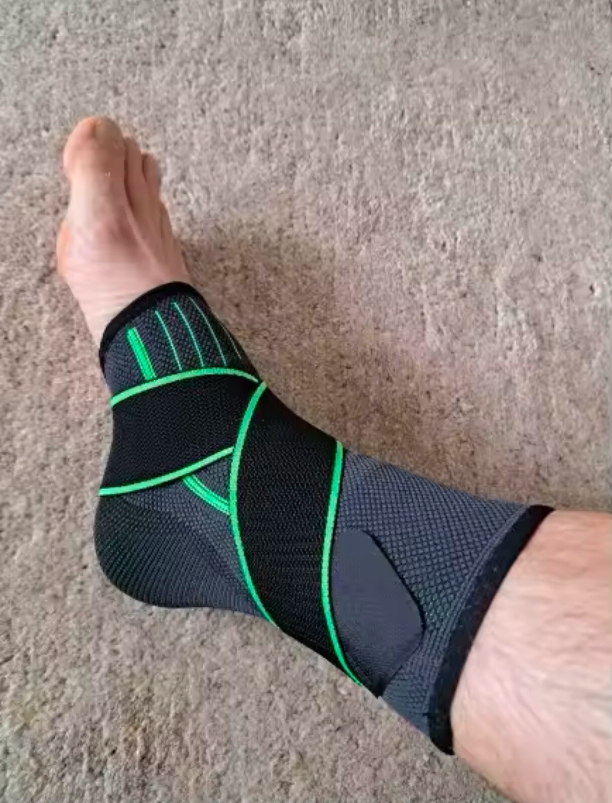 Ankle Brace Support Compression Sleeve Plantar Stabilizer Pain Relief Foot Wrap