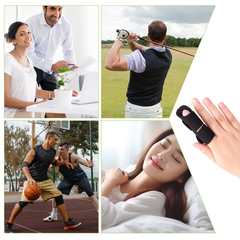 1/5Pcs Adjustable Finger Splint Braces for Thumb Pinky Middle Index Ring Fingers