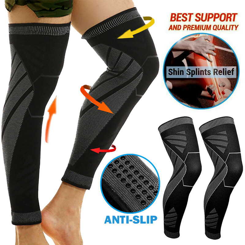 Copper Compression Knee Support Sleeve Brace Leg Joint Pain Relief Arthritis US