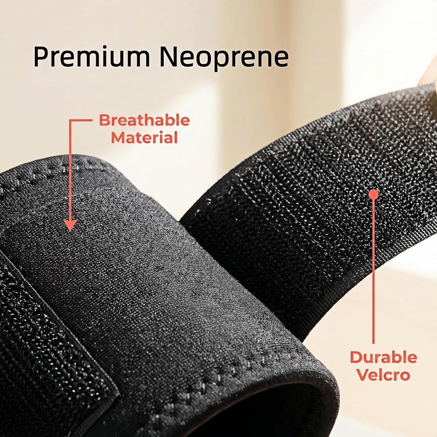 2PCS Adjustable Wrist Support Brace, Compression Wrist Wraps, Wrist Guard