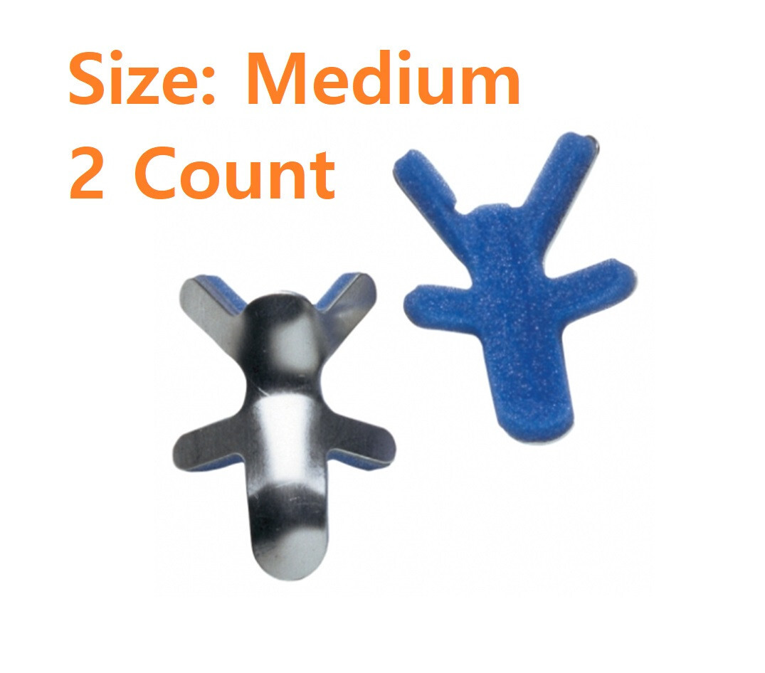 PROCARE Frog Style Finger Splint, Aluminum / Foam Medium, Left / Right, 2 Count