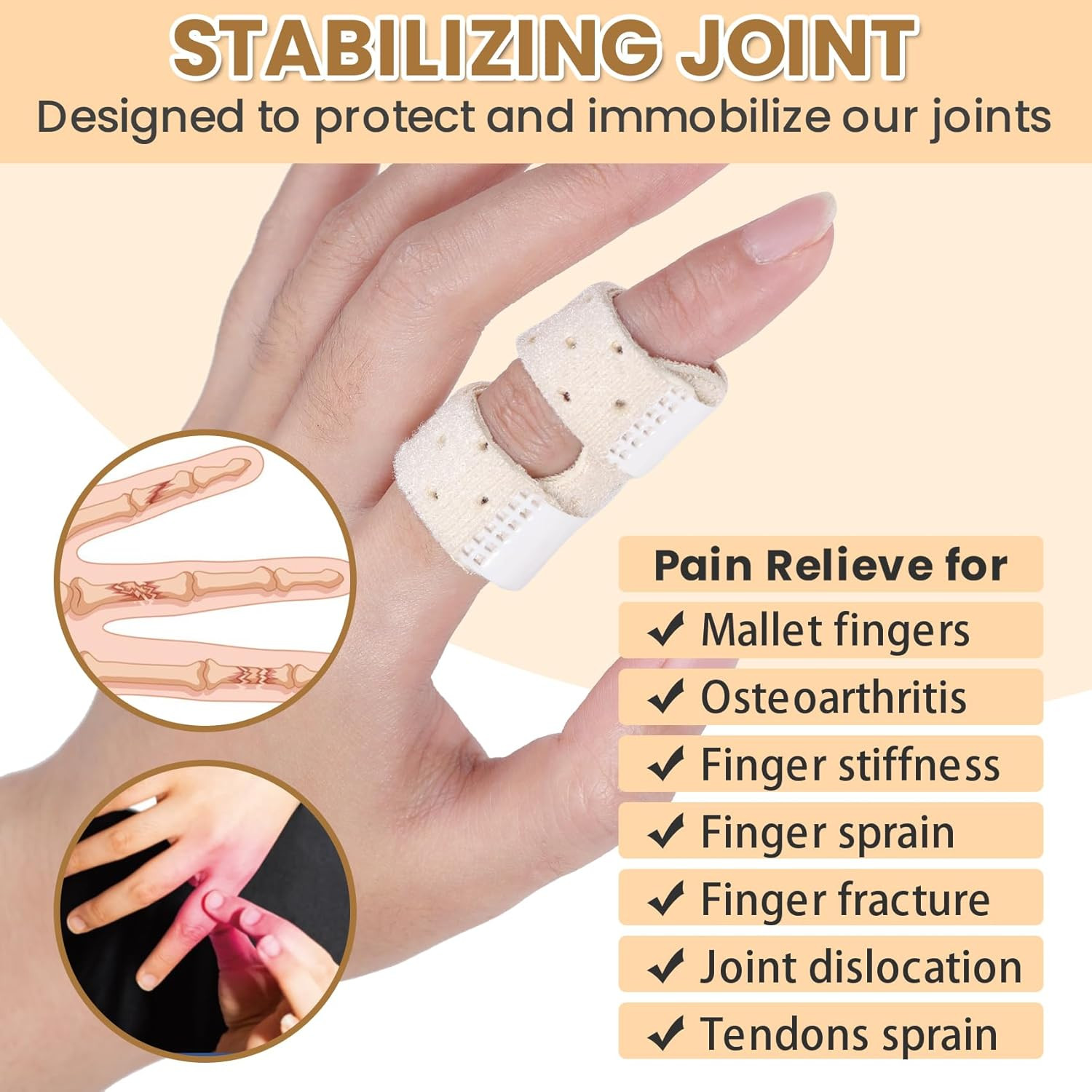 Trigger Thumb Splints, Finger Splint for Broken/Straightening/Arthritis, Brea…