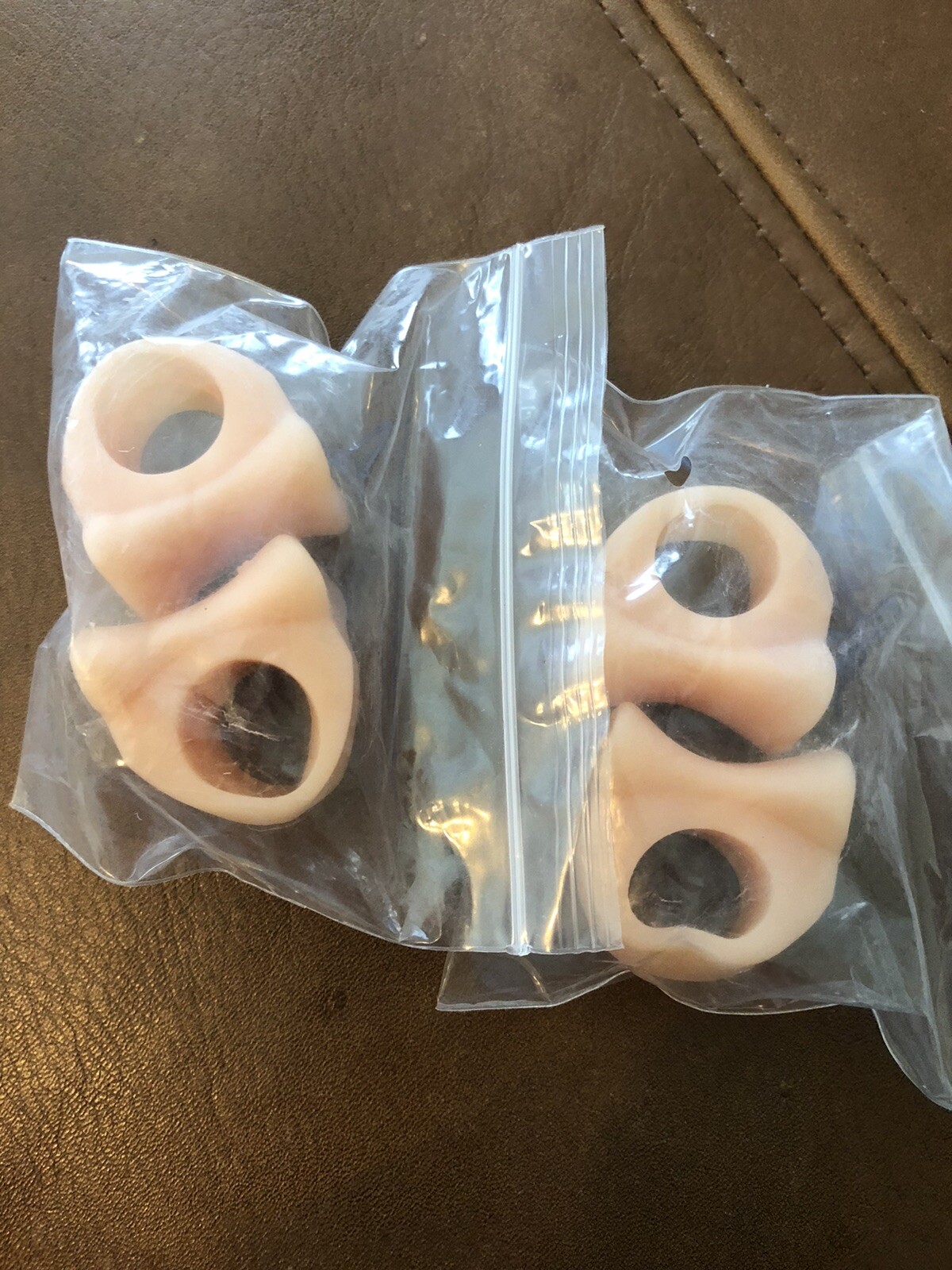 Dr,Toes Toe Corrector Bunion Straightener 4 Single Loop Spacers Separators Foot