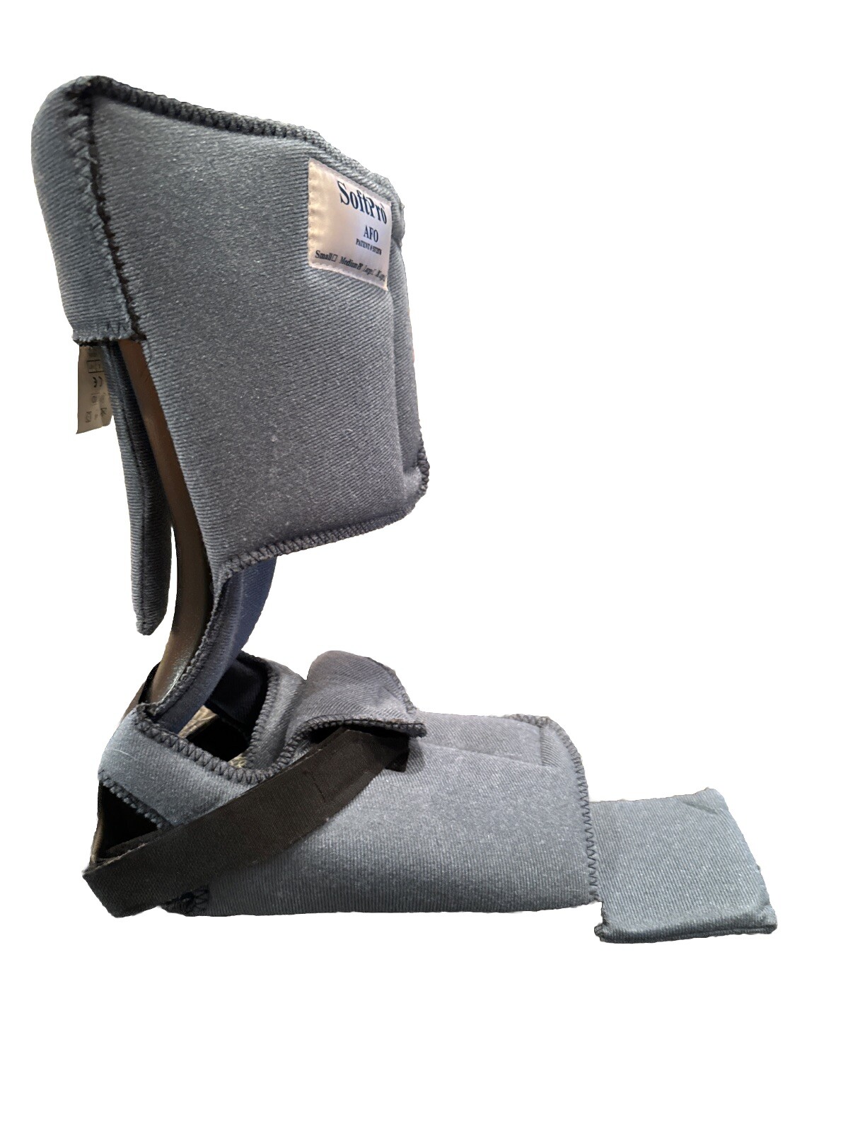 OSCI Soft Pro AFO Medium Walking Boot Cast Brace Adult Ankle foot Black/Blue