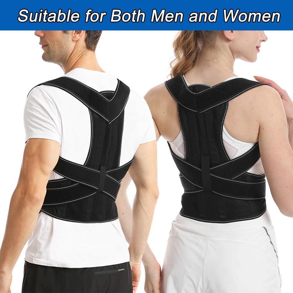 Adjustable Lumbar Lower Back Support Belt Brace Posture Corrector Straightening
