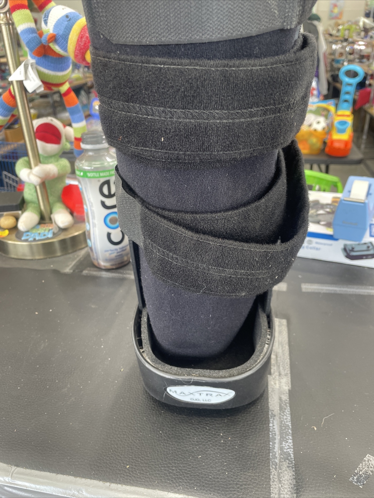 DJO MAXTRAX Air Walker – Size Medium – Air Ankle/Foot Walking Boot w/ Leg Brace
